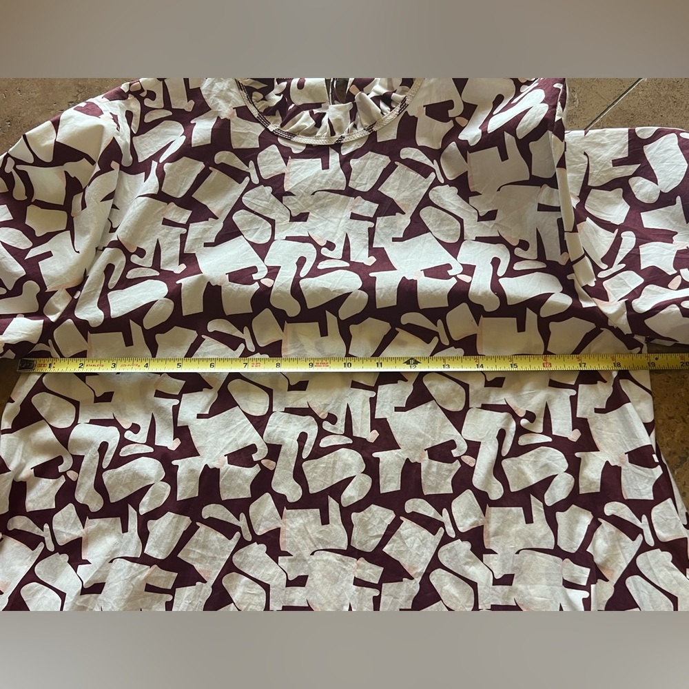 $600 Camilla and Marc "Como" High Neck Mini Dress - Burgundy Floral US 2 EUC - Picture 11 of 13
